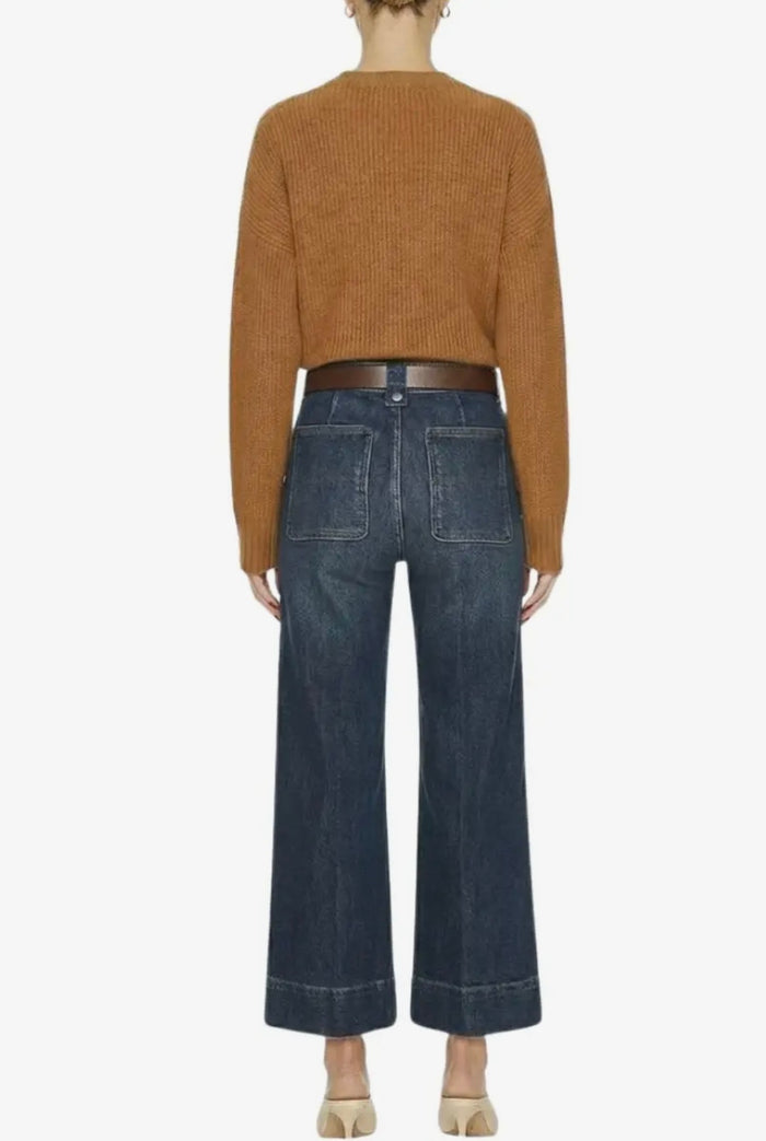 Tummy Control High Rise Slim Palazzo Jeans