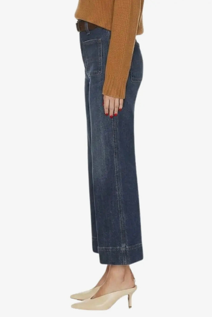 Tummy Control High Rise Slim Palazzo Jeans