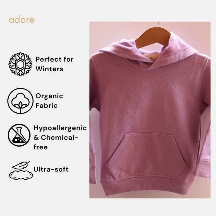 Twilight Hue Organic Cotton Fleece Hoodie and Jogger Set (6 Months – 5 Years)