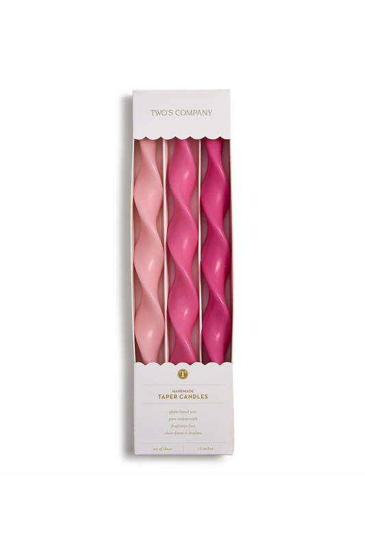 Twist and Glow Taper Candles