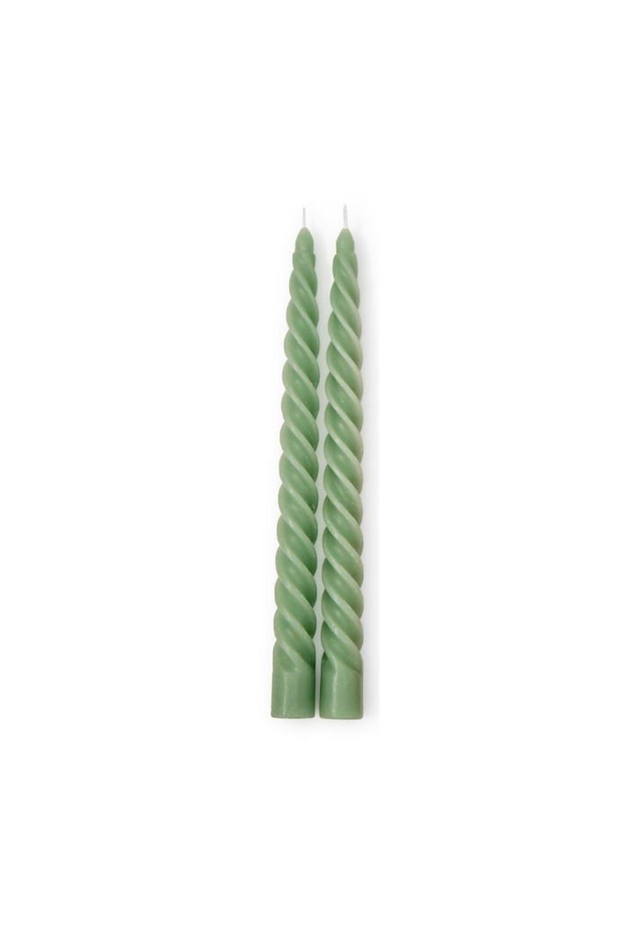 Twist Taper Candles - Set of 2 - FINAL SALE
