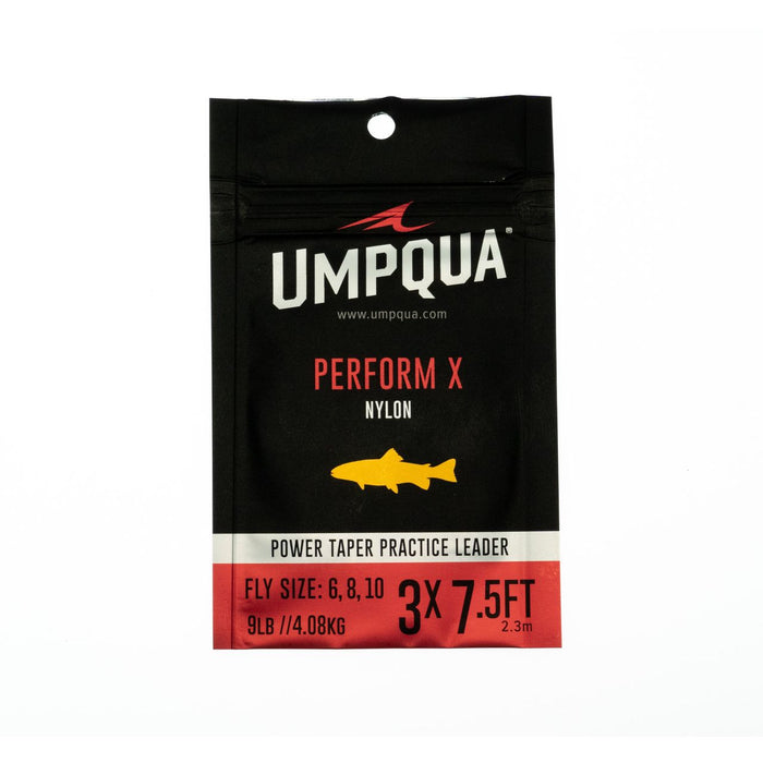 UMPQUA - PERFORM X NYLON POWER TAPER PRACTICE LEADER (NEW)