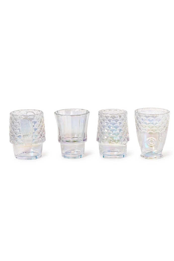 Under The Sea Stackable Fish Glasses