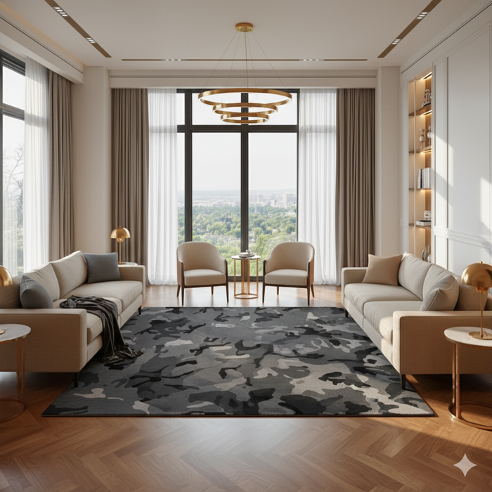Urban Asphalt Area Rug