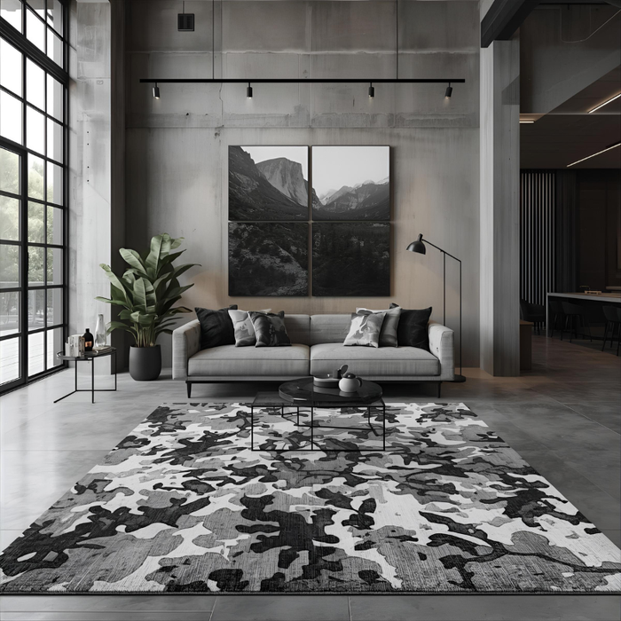 Urban Camouflage Area Rug