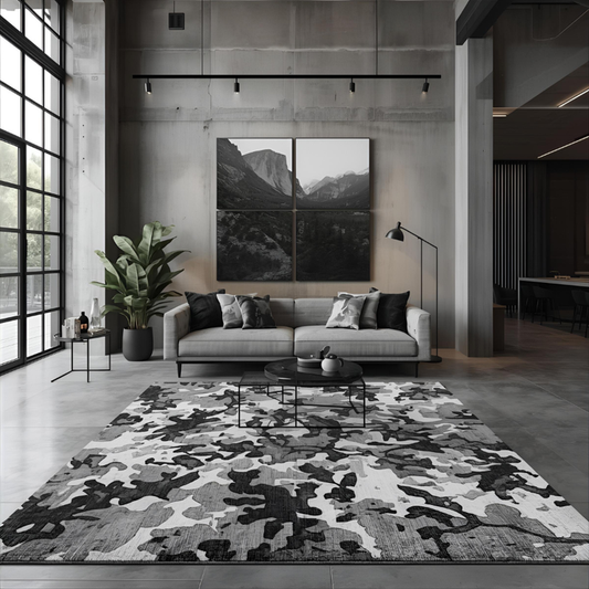 Urban Camouflage Area Rug