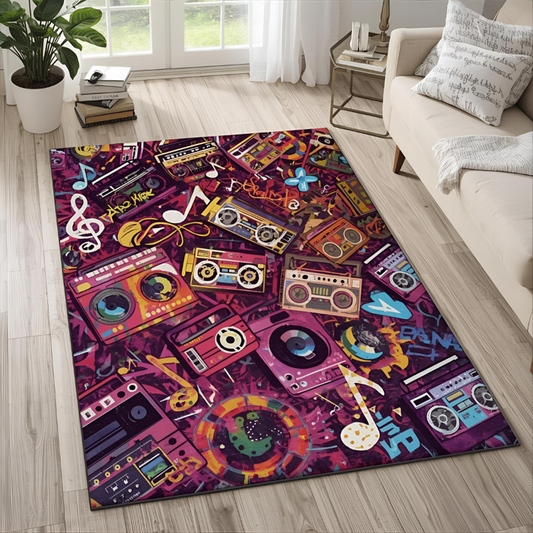 Urban Street Music Area Rug