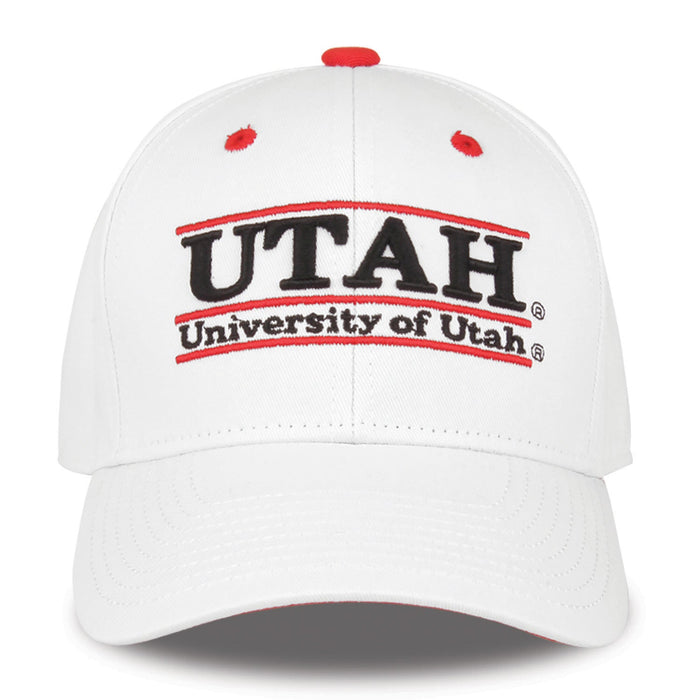 Utah Utes Bookstore Snapback - White, product view
