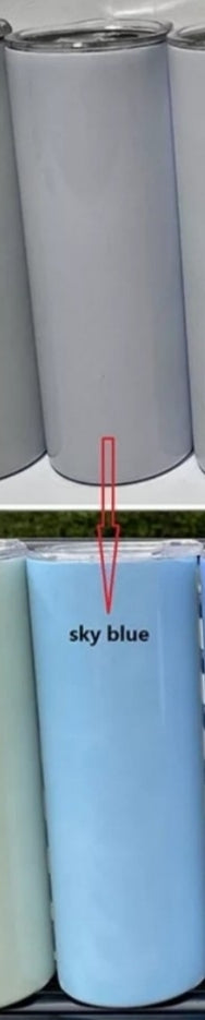 UV Colour Changing Skinny Tumbler - 20oz