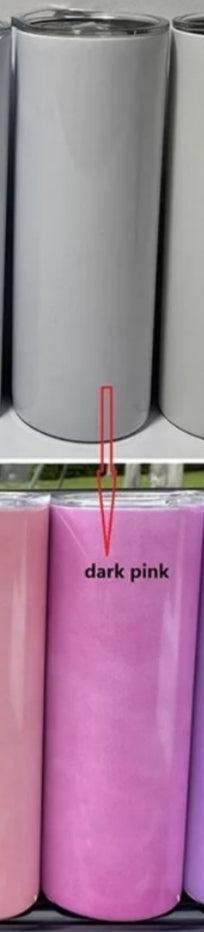 UV Colour Changing Skinny Tumbler - 20oz