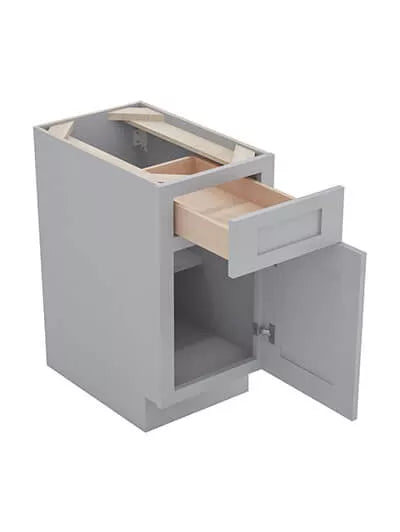 Vanity Base , 18" , Shaker , Wood Grey