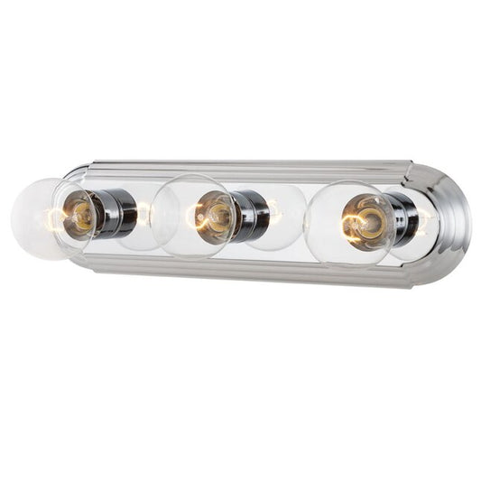 Vanity Light , 3 Light , 18" , Brushed Nickel