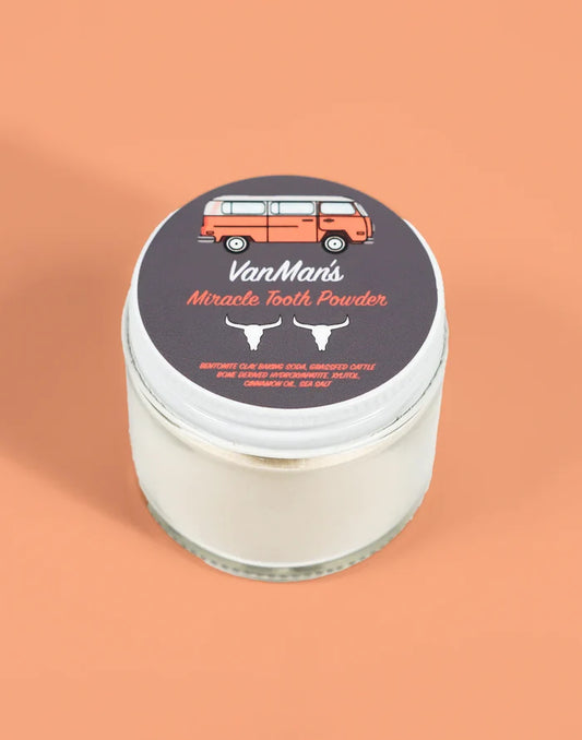 VanMan's Miracle Tooth Powder - Cinna-Bone 2 oz