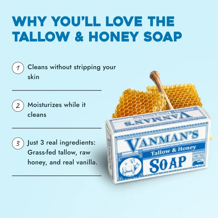 VanMan's Tallow and Honey Soap