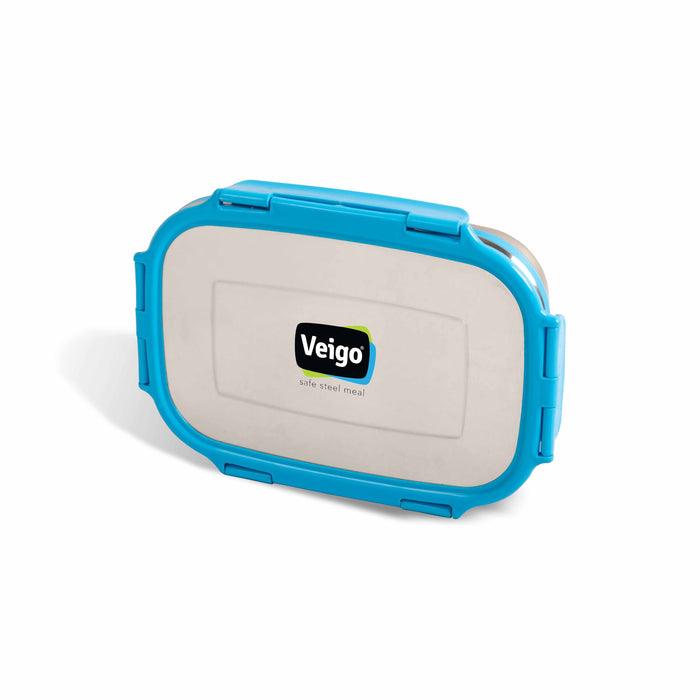 Veigo Jumbo Stainless Steel Lunch Box Set with Insulated Pouch (All Ages)