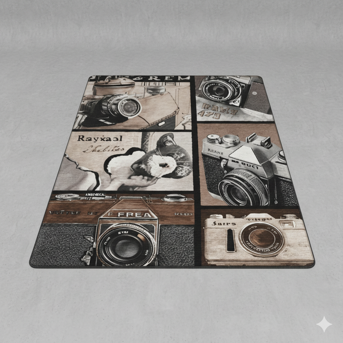 Vintage Camera Area Rug