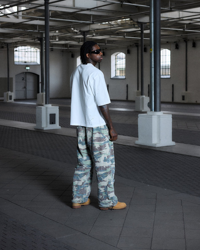 Vintage Oversized Box Fit, Men - White