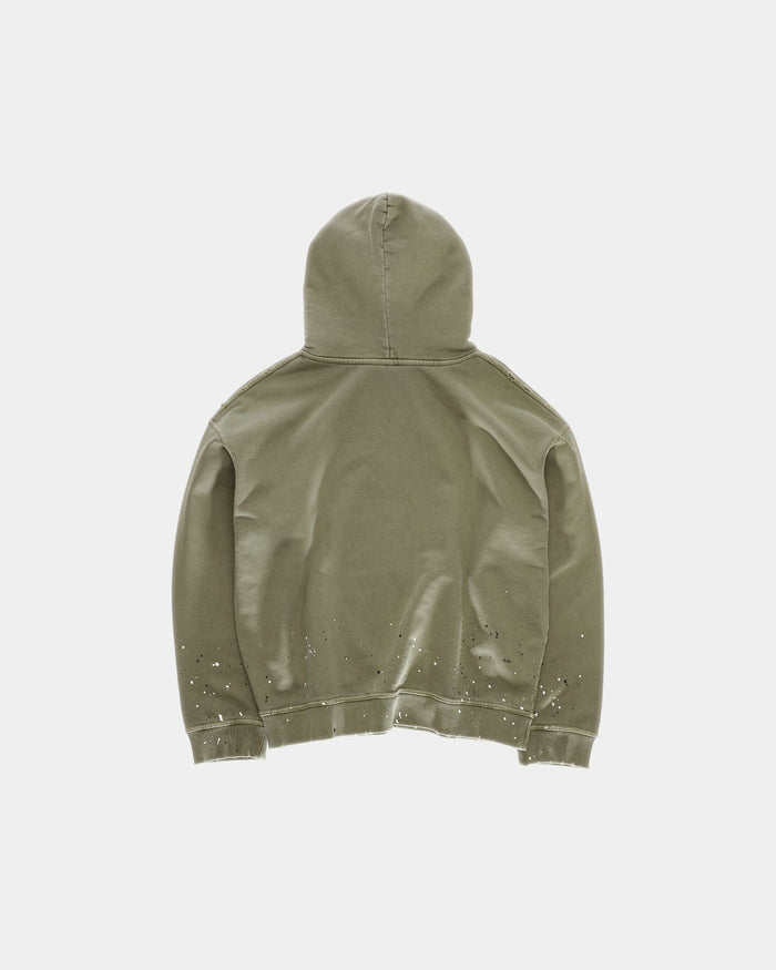 Vintage Oversized Hoodie, Women - Stone Green