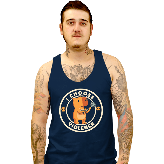 Tank Top, Unisex / Small / Navy