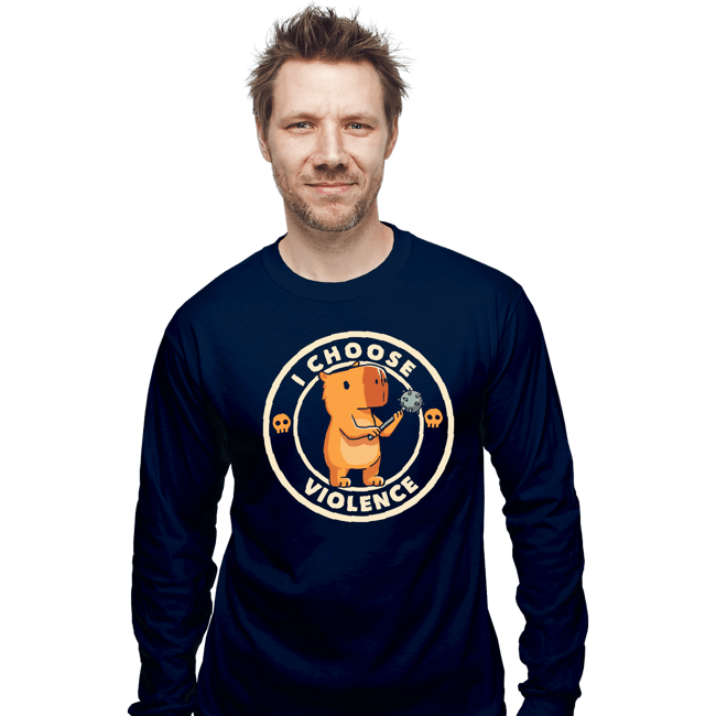 Long Sleeve Shirts, Unisex / Small / Navy