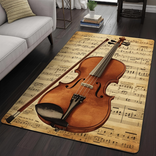 Violin Melody Area Rug