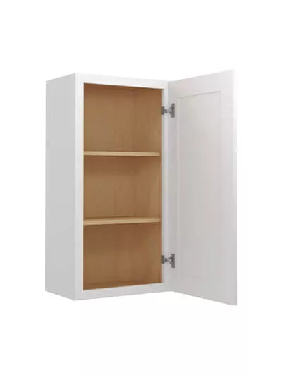 Wall Cabinet , 18" x 36" , Shaker , Wood White