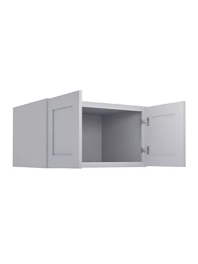 Wall Cabinet , 30" x 18" , Shaker, Wood Grey