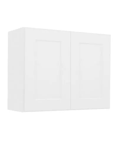 Wall Cabinet , 30" x 21" , Shaker , Wood White