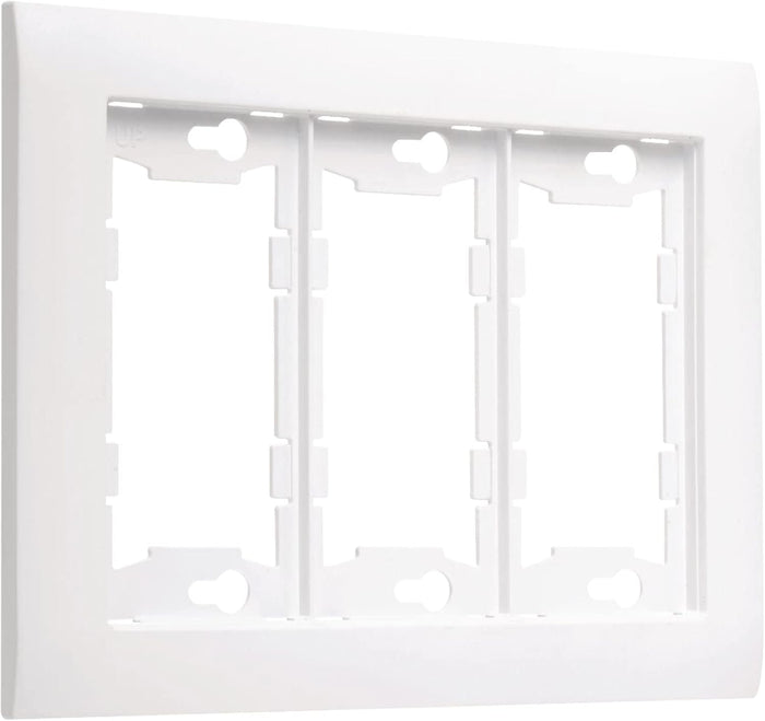 Wall Plate , 3 Gang , TayMac  Allure , White
