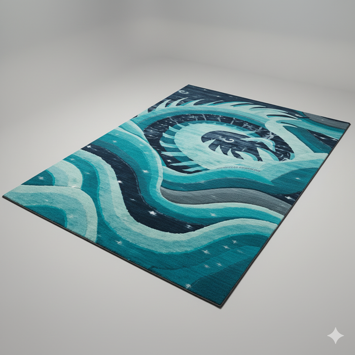 Water Dragon Area Rug