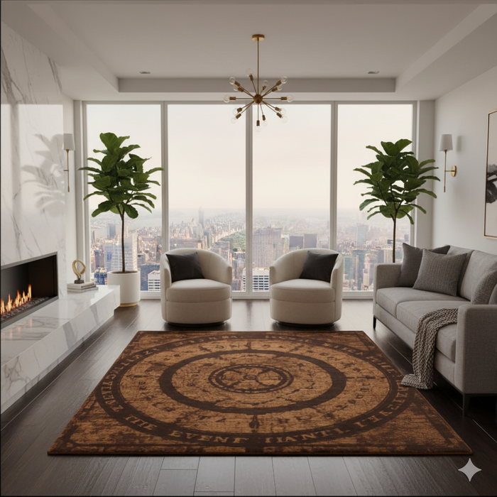 Whiskey Barrel Area Rug