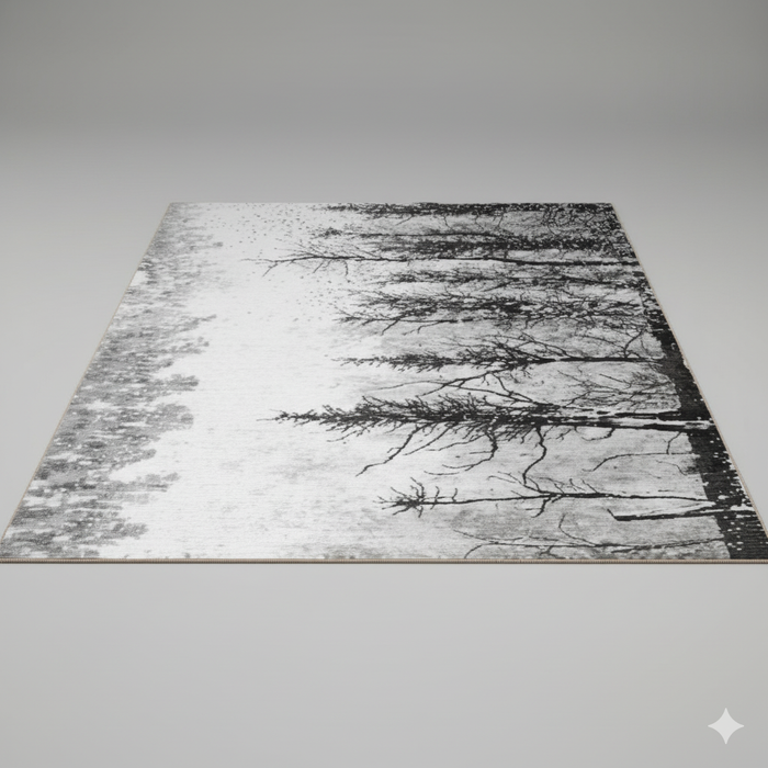 Winter Woodland Area Rug