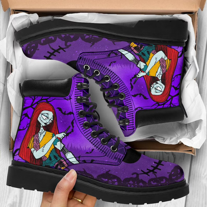 Womens Spooky Halloween Martin Boots
