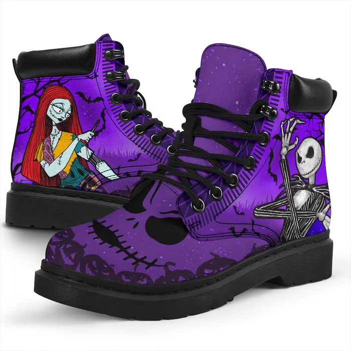 Womens Spooky Halloween Martin Boots
