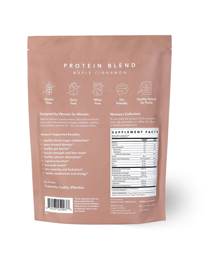 Women's Wellness Protein Blend - Maple Cinnamon | 33 oz