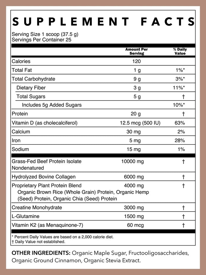 Women's Wellness Protein Blend - Maple Cinnamon | 33 oz