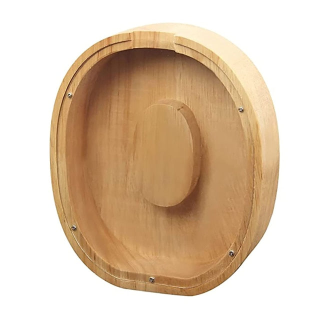 Wooden Letter Personalised Piggy Banks (O-Z) - With Decorative Letters