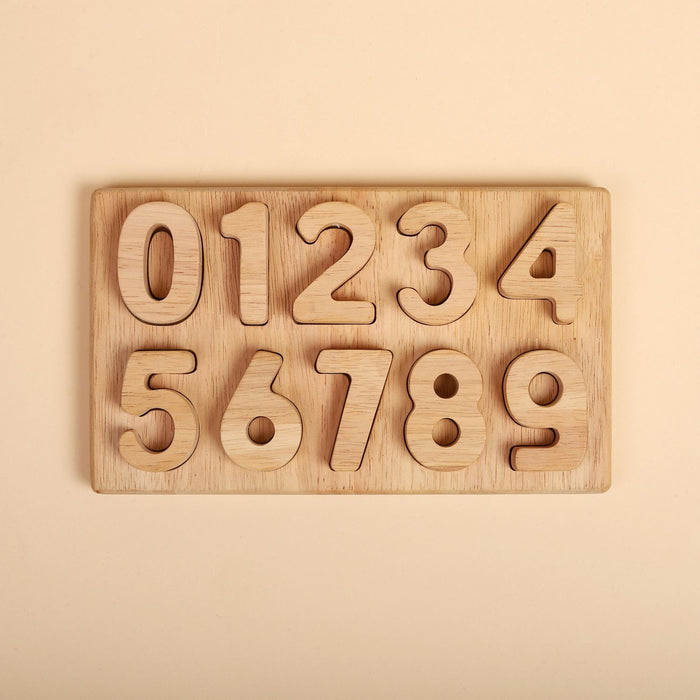 Wooden Math Number Puzzle 0-9 (2+ Years)