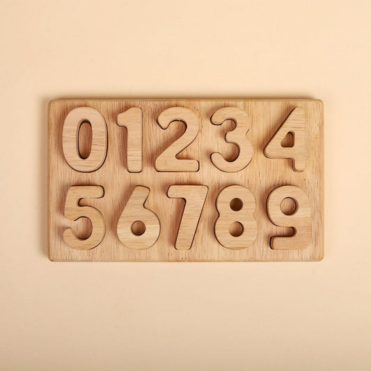Wooden Math Number Puzzle 0-9 (2+ Years)