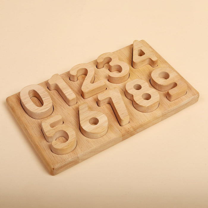 Wooden Math Number Puzzle 0-9 (2+ Years)