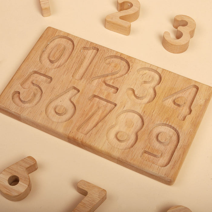 Wooden Math Number Puzzle 0-9 (2+ Years)