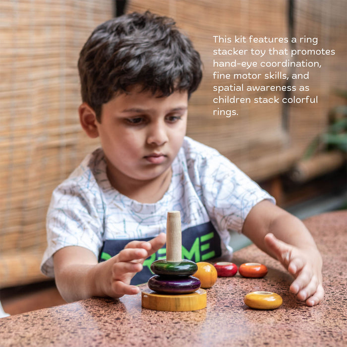 Wooden ring stacker (6 Months+)