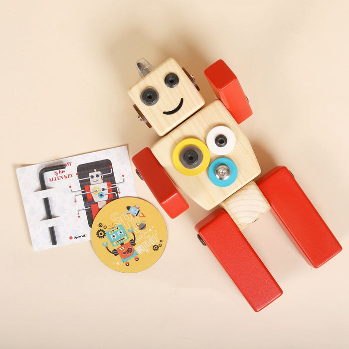 Wooden Robot STEAM Toy  Ollie (2+ Years)