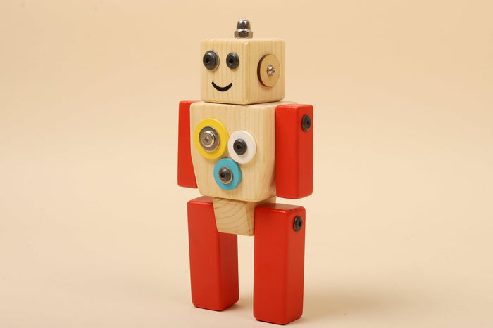 Wooden Robot STEM Toy | Ollie | For kids 3 and above - Bombay Toy Company