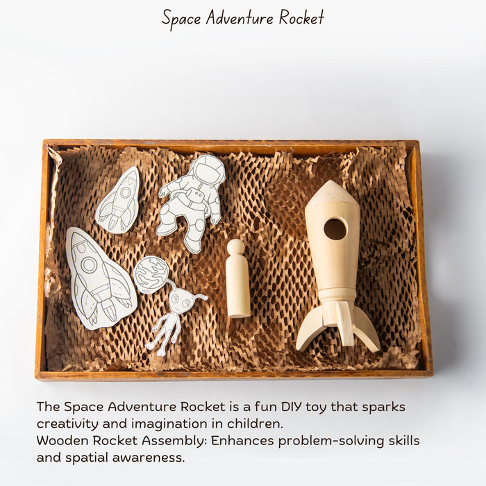 Wooden Space Adventure Rocket (6 Months+)