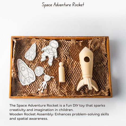 Wooden Space Adventure Rocket (6 Months+)