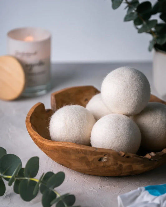 Wool Dryer Balls Set of 3 - White