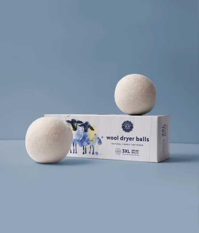 Wool Dryer Balls Set of 3 - White