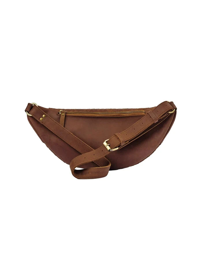 Woven Atlas- Saddle (Dark)