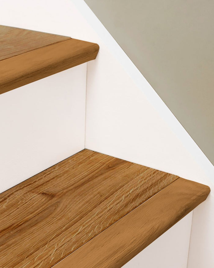 WS3 900mm Flush-Fit Nosing  (suitable for 14mm thick T&G Wood) - Golden Oak